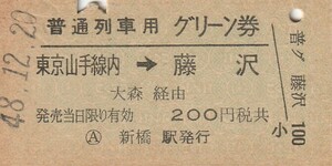 T025.東京山手線内⇒藤沢　48.12.20