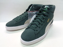 緑 27cm プーマ スウェード クラシック 21 ミッド PUMA SUEDE CLASSIC XXI MID 新品_画像2