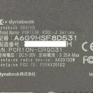 1円スタート ジャンク 第11世代Core i5 dynabook G83/HS Core i5 1135G7 2.4GHz/WiFi/WebCam JUNKの画像10