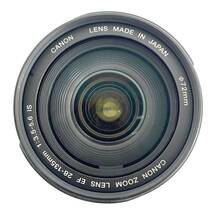 【5444】CANON キャノン ZOOM LENS EF 28-135mm 1:3.5-5.6 IS（EW-78BⅡ レンズフードとkenko PROTECTOR（W）72mm 付き） カメラ 写真 _画像3