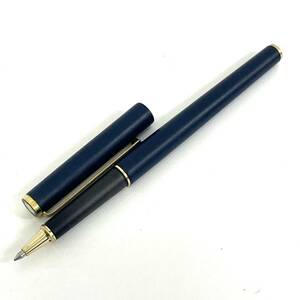 [5369] writing brush chronicle 0 MONTBLANC Montblanc ballpen slim line navy navy blue color brand stationery writing implements 