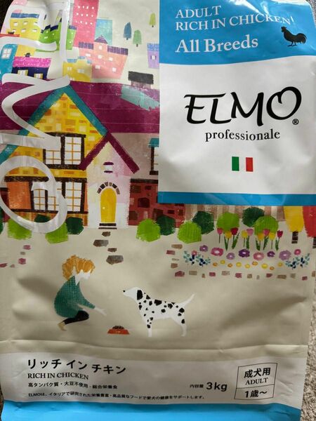 ELMO リッチインチキン　成犬用　3キロ入