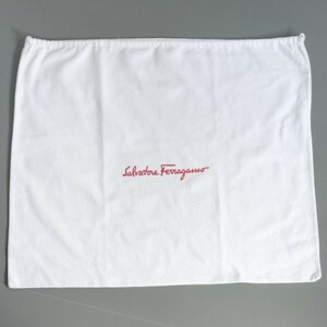 〔フェラガモ〕58×48cm 保存袋 巾着袋 布袋 保管袋 Salvatore Ferragamo 正規品 バッグ用大きめ （0122)
