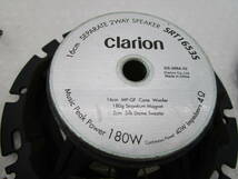 Clarion クラリオン スピーカー ツィーター付 16cm 2WAY SRT1653S ★中古 ☆060514ｒｓ_画像5