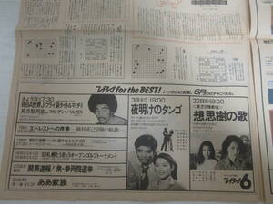 和1263 朝日新聞 日曜版 1980年6月1日 昭和55年 なわとび/ブルマ/具志堅用高vsマルチン・バルガス/ボクシングWBA世界タイトルマッチ