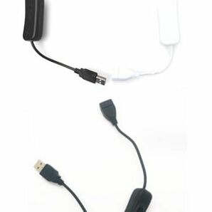 YFFSFDC USB 延長ケーブル オン/オフスイッチ付き USB A オス メス 延長ケーブル ON/OFF USBスイッチ USB電源ケーブル 30cmの画像6