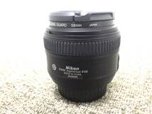 【送料無料】Sh0514-02◯おそらく未使用 Nikon ニコン AF-S NIKKOR LENS 50㎜ ｆ/1.8Ｇ ニコンF マウント CPU内臓 Gタイプ AＦ-Sレンズ_画像3