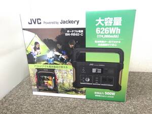 【送料無料】Sh0514-03◯おそらく未使用 JVC ポータブル電源 626Wh BN-RB62-C アウトドア 174000mAh Jackery キャンプ