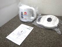 【送料無料】Sh0514-08◯未使用 T-fal ティファール 電気ケトル Aprecia アプレシア 0.8L Ag+Control パールホワイト KO6201JP_画像2