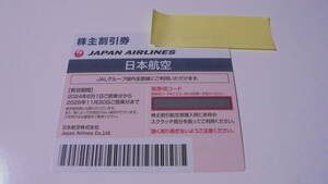 ☆JAL（日本航空）株主優待券１枚（有効期限R6.6.1→R7.11.30）　送料無料☆