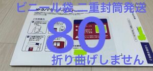 ゆうパケットポストmini 80枚　セット　専用封筒