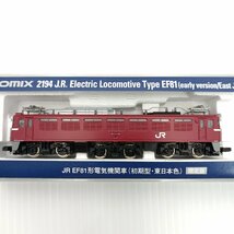 TOMIX トミックス 2194 JR EF81形電気機関車(初期型・東日本色) 限定品 Nゲージ ケース入り 説明書あり 現状品 動作未確認【道楽札幌】_画像2