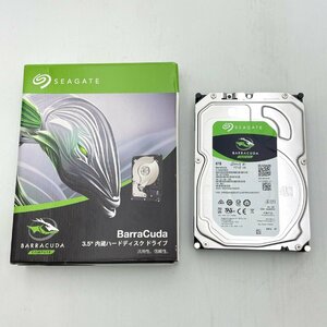 SEAGATE シーゲート DTP PC HDD増設 6TB 3.5インチ BarraCuda SATA フォーマット済 使用時間2395時間 電源10回 箱あり【道楽札幌】