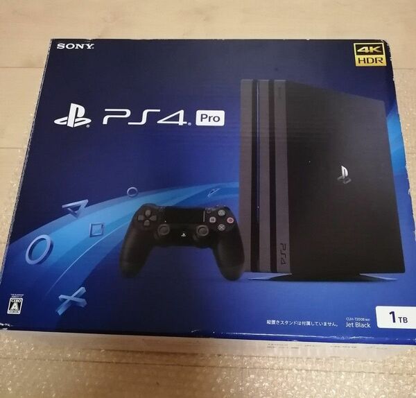 美品　PlayStation4 Pro ジェット・ブラック 1TB CUH-7200BB01