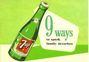 ●109F　1948年のレトロ広告　セブンアップ　7UP