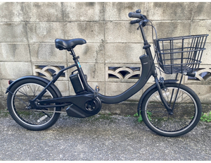  Panasonic б/у велосипед с электроприводом 20 дюймовый с зарядным устройством . получение желающий Tokyo ..