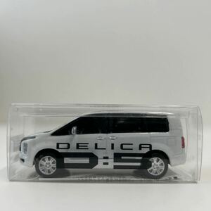 非売品 三菱 ディーラー特注品 1/64 MITSUBISHI DELICA D:5 新型 デリカ ミニカー ウォームホワイトパール カラーサンプル モデルカー