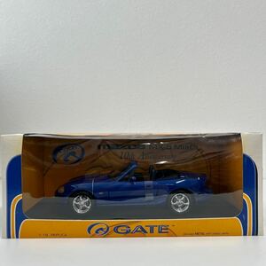 GATE 1/18 MAZDA MX-5 Miata 10th Anniversary Metallic Blue マツダ ロードスター NB ブルー ミニカー モデルカー