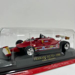 アシェット 公式フェラーリF1コレクション 1/43 Ferrari 312 T5 1980 GP #2 Gilles Villeneuve ジル・ビルヌーヴ ミニカー モデルカー