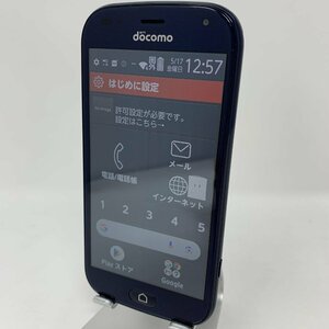 【中古】FCNT株式会社/らくらくスマートフォン F-42A/32GB/ネイビー/5528