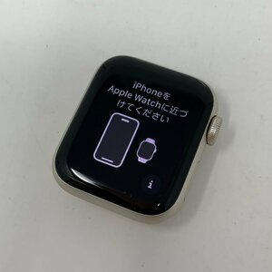 【ジャンク】Apple Watch SE GPS アルミニウム 40mm 第2世代/32GB/スターライト/97％/PQLK