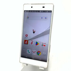 【ジャンク】SONY Xperia Z5/32GB/ホワイト/良好(80%以上)/1753