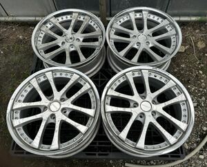 ヴィッツ クレンツェ LXZ 19x8JJ/PCD114.3/5H / ET+31/+49/ 前後セット　腐食　ガリ傷あり