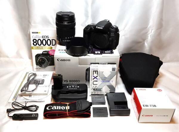 美品！EOS 8000D EF-S18-135 レンズキット センサークリーニング済み オマケ多数！