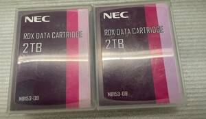 5219 * NEC RDX DATA CARTTIDGE 2TB N8153-09 total 2