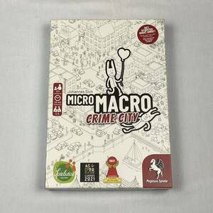 MicroMacro Crime City ミクロマクロ　クライムシティ　Edition Spielwiese English Edition 海外版　ボードゲーム　