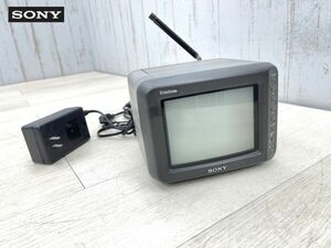  that time thing SONYtolinito long 6 type color tv KV-6AD3 95 year made electrification verification AC adaptor Sony Brown tube portable tv the same day delivery 