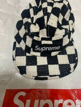 新品未使用 タグ付き Supreme Checkerboard Boucle Camp Cap supremeパリ店購入 キャップ 19ss_画像2