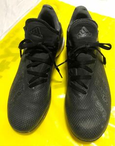 adidas トレシュー 25.5㎝ サッカー フットサル ハンドボール 黒 防水