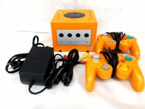 K705*Nintendo GAME CUBE Nintendo Game Cube body DOL-001(JPN) orange retro game electrification has confirmed * postage 780 jpy ~