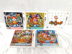 M111★妖怪ウォッチ 3DS ソフト 4点 CTR-005 Nintendo 本家2 元祖2 三国志 美品★送料590円〜