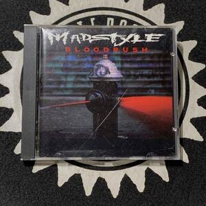 USオリジナル 1993 MADSTYLE - BLOODRUSH レア CDアルバム MOOROOF HARDCORE HIPHOP UNDERGROUND