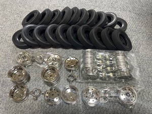  Tamiya King is ula-1/14 original tire & wheel 2 stand amount 