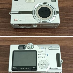 カメラ 3点 セット まとめ / ■ PENTAX Optio S OPTIO SV ■ MINOLTA VECTIS2000 ■ D'sign DV-4 / デジカメ ビデオカメラ / ジャンクの画像2