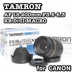 TAMRON AF 18-200mm Canon キャノン　キヤノン タムロン CANON Di TAMRON MACRO