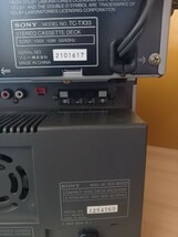 SONY ミニコンポ　CD MD カセット　HCD-MD333 TC-TX33 SS-MD333_画像6