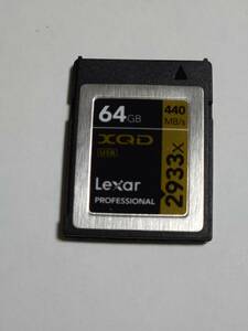 XQDカードLexar純正メモリーカード６４GB中古美品