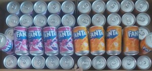 送料込！60本　新製品　ファンタ　オレンジ・グレープ　ミニ缶　2箱セット！（賞味期限2025/2月）
