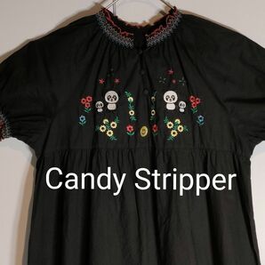 Candy Stripper　完売品　ワンピース　チュニック　パンダ　刺繍　キャンディストリッパー