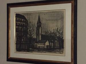 ベルナール・ビュッフェ 最高傑作！アルバム・パリシーズ サン・ジェルマン・デュプレ リトグラフ BERNARD BUFFET SAINT GERMAIN DES-PRES