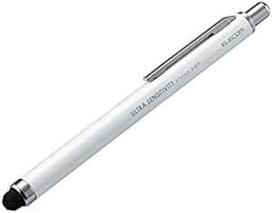 エレコム タッチペン 超高感度タイプ ゲーミングスタイラス [ iPhone iPad android で使える] ホワイト P-