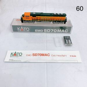 4SB132【美品】KATO Nゲージ カトー N-GAUGE EMD SD 70 MAC 鉄道模型 蒸気機関車 電車 ホビー 中古 現状品