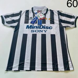 4SB200 3SB169【未使用】 ユベントス サッカーユニフォーム Kappa JUVENTUS SONY MiniDisc タグ付き Lサイズ 現状品の画像1