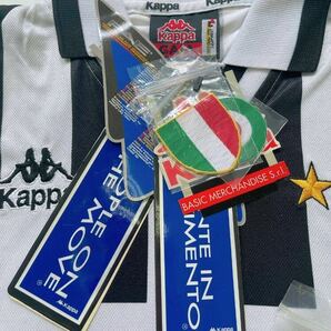 4SB200 3SB169【未使用】 ユベントス サッカーユニフォーム Kappa JUVENTUS SONY MiniDisc タグ付き Lサイズ 現状品の画像3