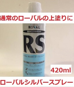 塗る常温亜鉛メッキ ローバルスプレー シルバー 420mlｘ1本 ローバル株式会社 送料込み 