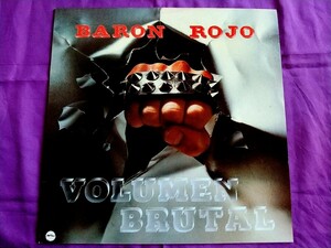 【スパニッシュ・メタル】BARON ROJO - Volumen Brutal（'82）Kamaflage Records盤 KAM LP4 当時モノ